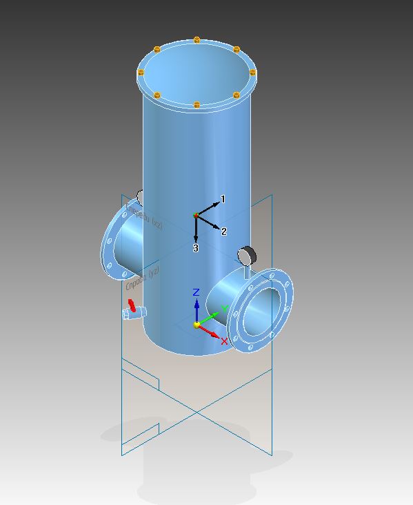 3D модель Фильтр тонкой очистки GENO FM-200 3-d модель