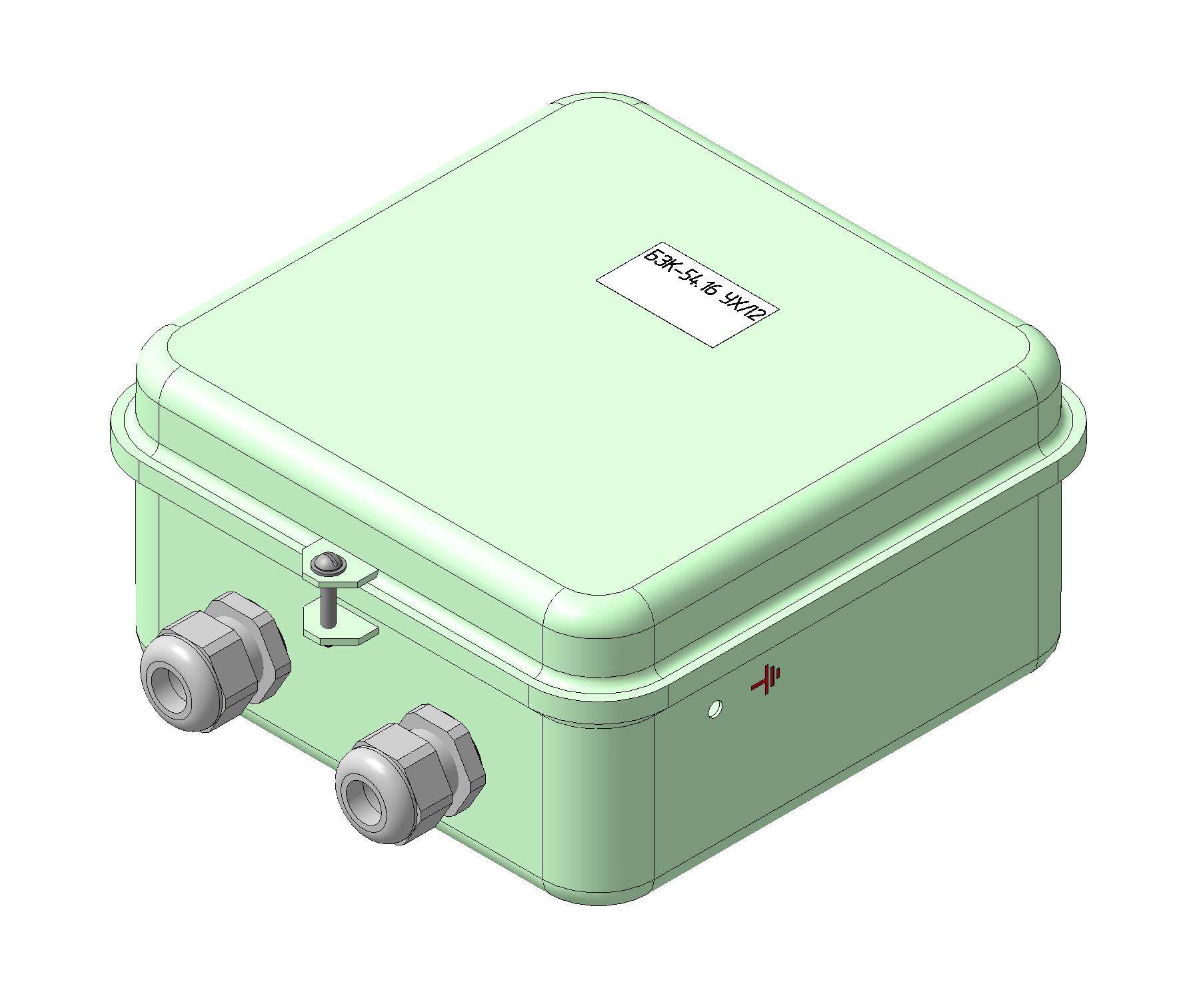 3D модель Коробка электрическая БЗК-54.16