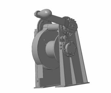 3D модель Лебедка ручная на 500 кг