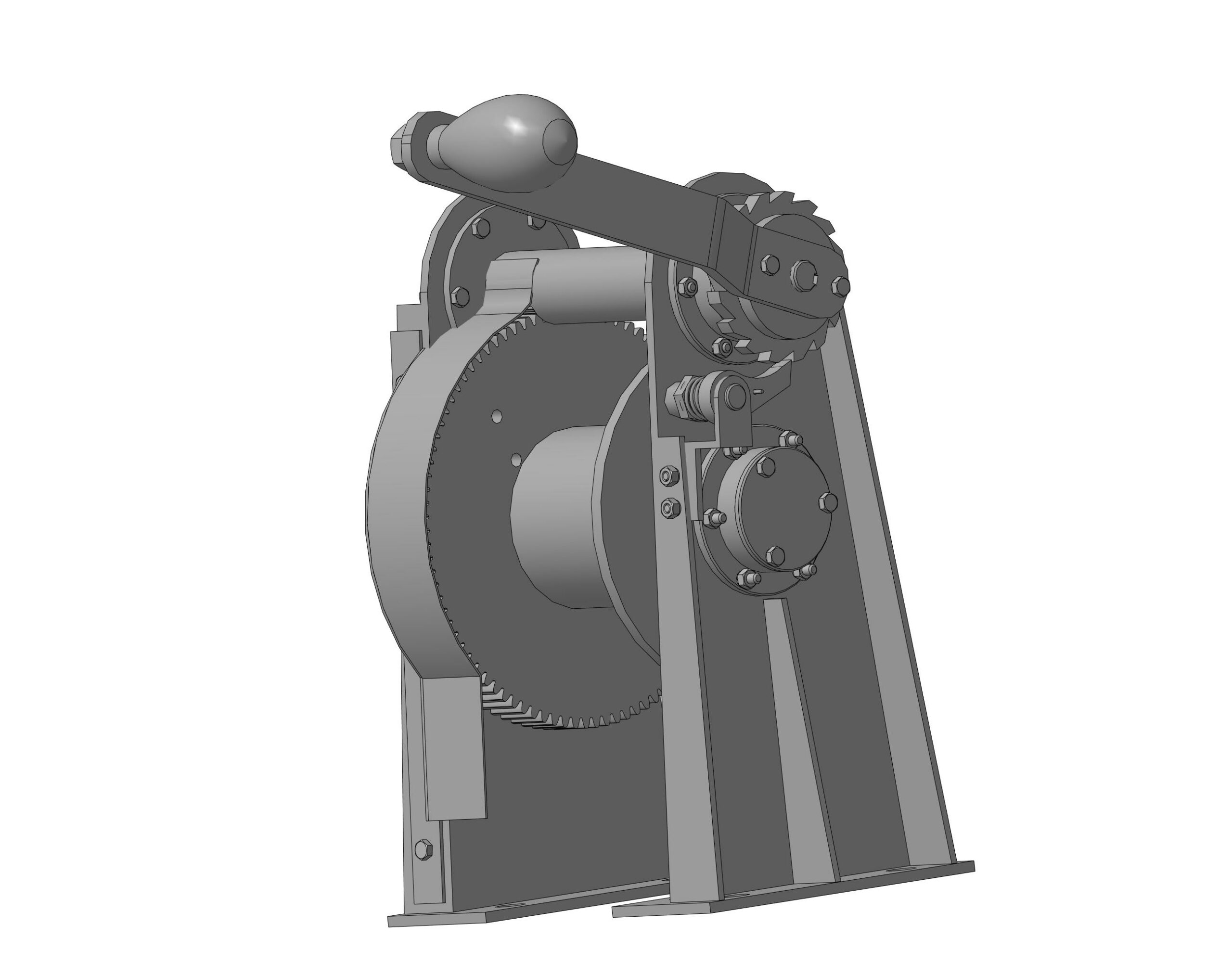 3D модель Лебедка ручная на 500 кг