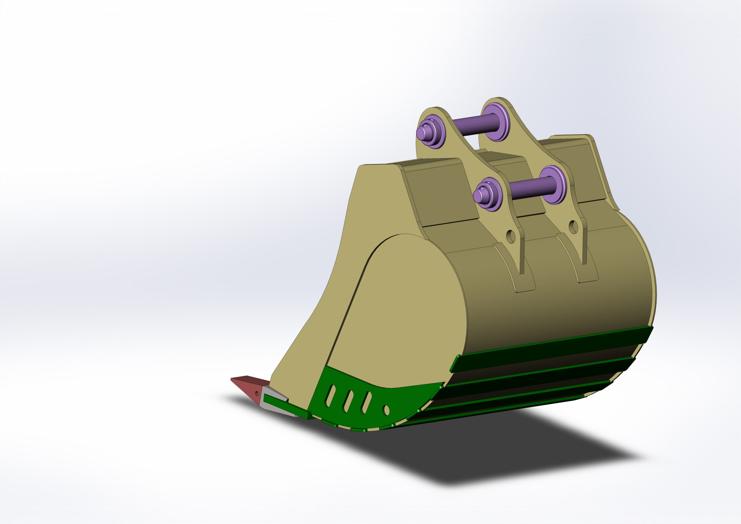 3D модель Ковш JCB 220