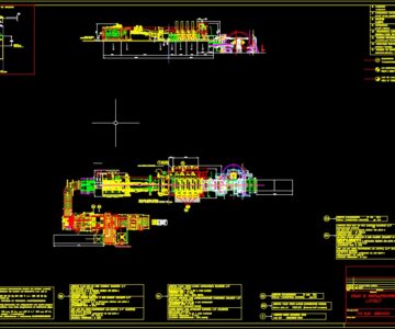 Чертеж Чертеж линии по производству гофроящика Bobst FFG 8.20 Discovery