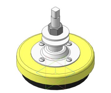 3D модель Виброопора ОВ-31М