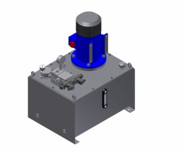 3D модель Гидростанция CTR-KV-SAM055-4-270-6 в сборе с аппаратурой