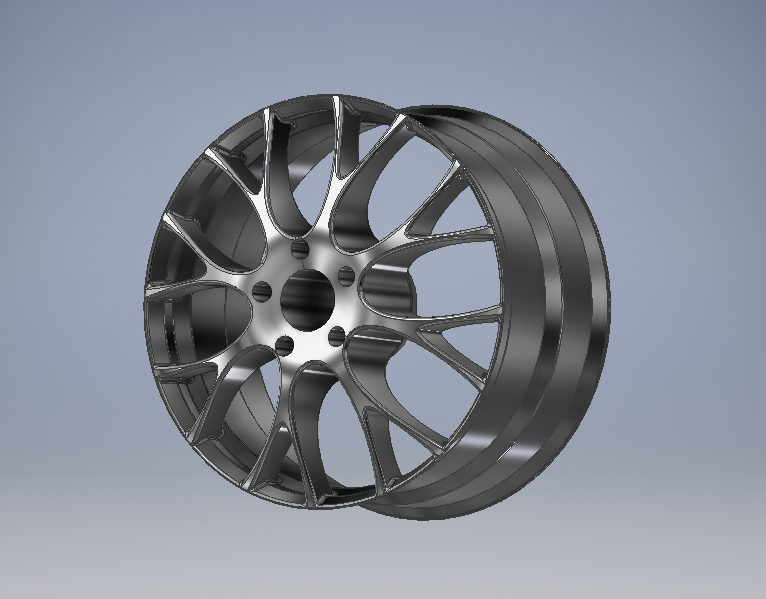 3D модель Автомобильный диск 19IN