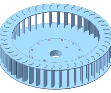 3D модель Крыльчатка вентилятора (Fan impeller CRARY Co 17089)