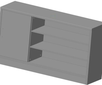 3D модель Тумба 1600х450х900мм