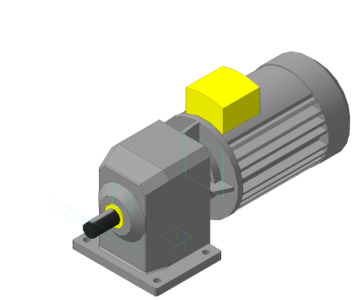 3D модель Мотор-редукторы соосные серии "C", (производитель Bonfiglioli)