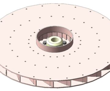 3D модель Крыльчатка вентилятора типа ВР