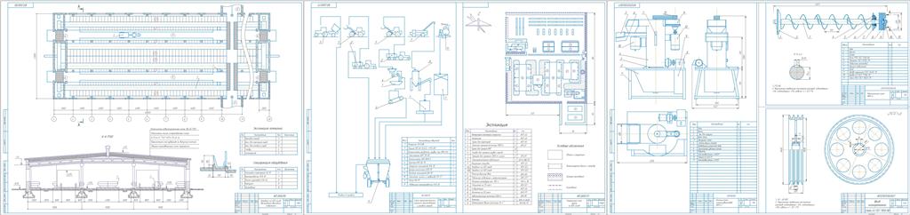 Чертеж Разработка процесса приготовления и раздачи полнорационных кормосмесей мобильным измельчителем-смесителем на молочной ферме 850 голов беспривязно-боксового содержания в 2-х помещениях с разработкой шнековой мойки к ИКМ-5 (вертикальный шнек)