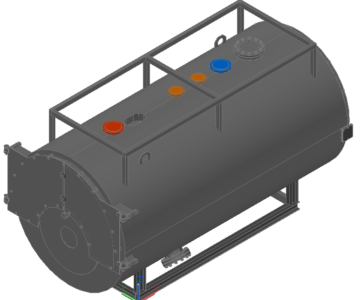 3D модель Котел 1,5 МВт