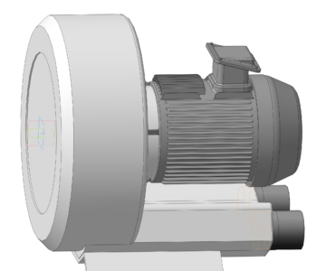 3D модель Воздуходувка EVL 194-26