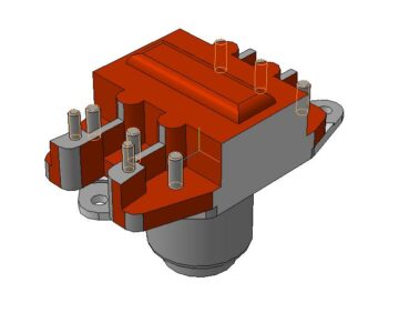 3D модель Контактор ТКД503ДОД