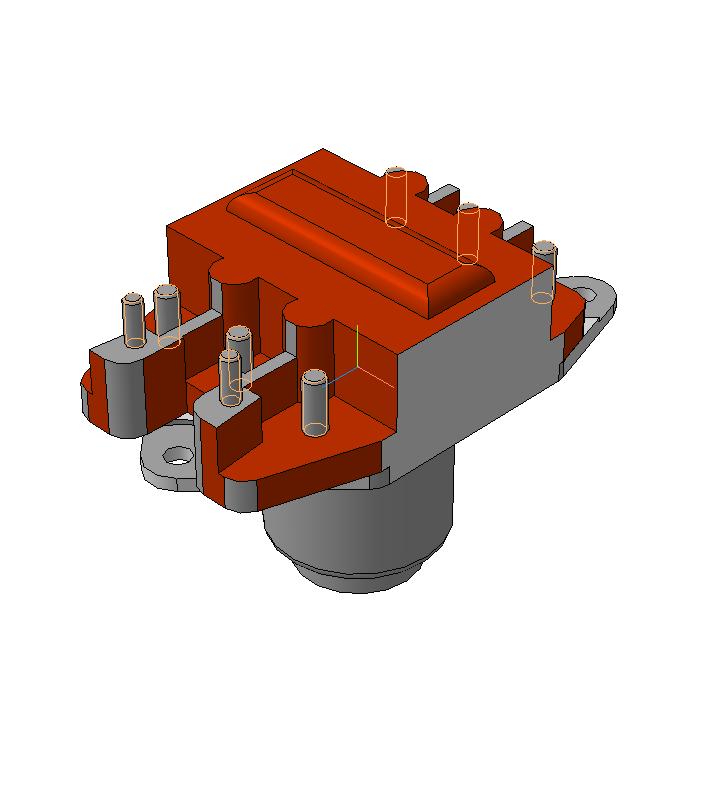 3D модель Контактор ТКД503ДОД