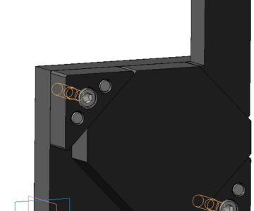 3D модель Штамп отрезной (без профиля) для станка по производству армирующего профиля