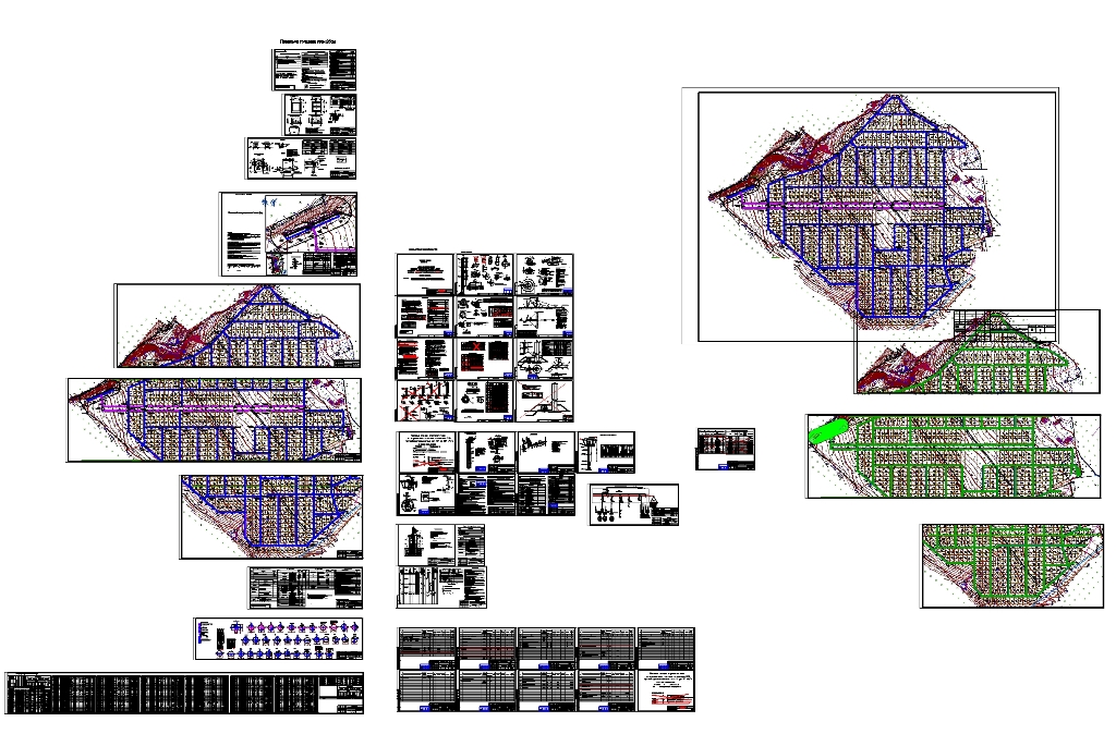 Чертеж Проект водоснабжения микрорайона