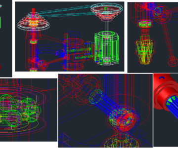 3D модель Модель настольно-сверлильного станка НС-12 (с кулачковым патроном для сверла)