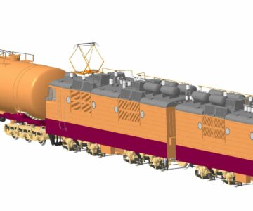 3D модель Жд состав для нефтепродуктов