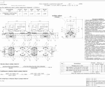 Чертеж Эскиз крепления и погрузки изделий Р-845М (на базе ГАЗ-66)