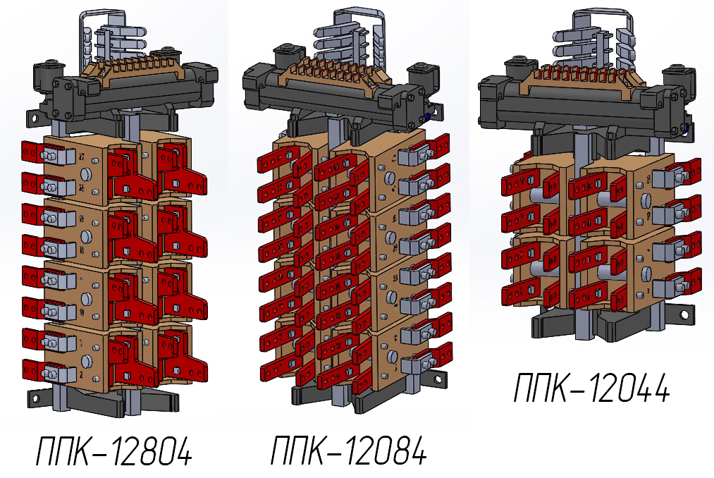 3D модель Переключатели электропневматические типа ППК-12044, ППК-12084, ППК-12804