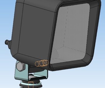 3D модель Фара рабочего света Wesem LKR5.24765