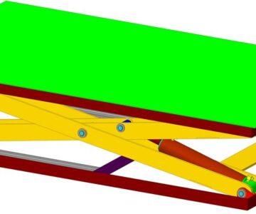 3D модель Подъёмник гидравлический