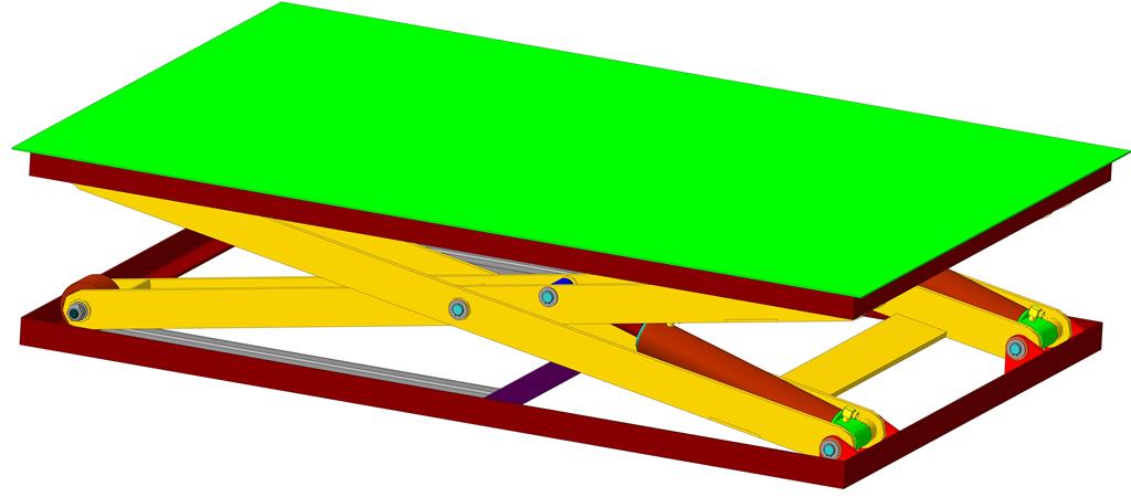 3D модель Подъёмник гидравлический