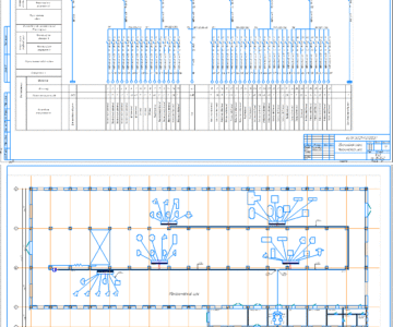 Чертеж Курсовая работа по электроснабжению механического цеха