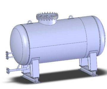 3D модель Емкость сжиженных углеводородных газов (СУГ)