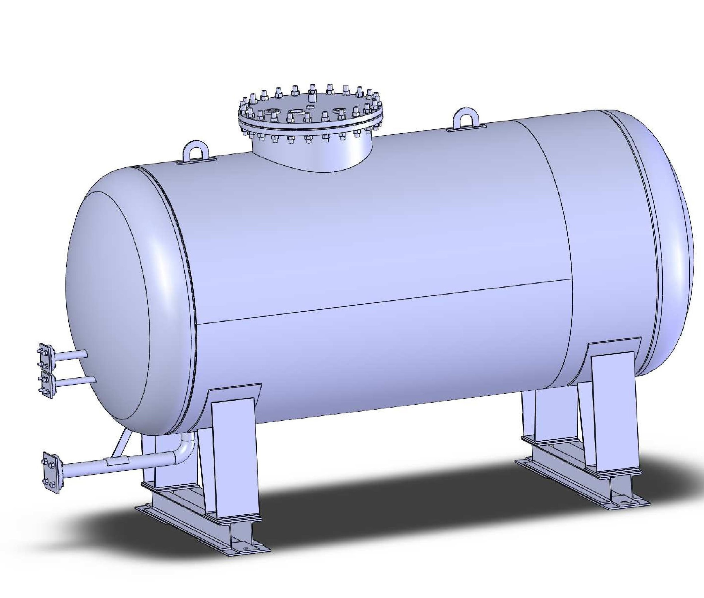 3D модель Емкость сжиженных углеводородных газов (СУГ)