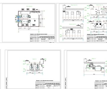 Чертеж Проект внутреннего газоснабжения крышной котельной