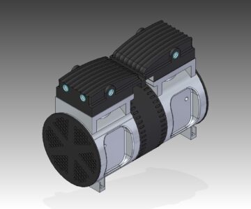 3D модель Компрессор 87R642 TWIN