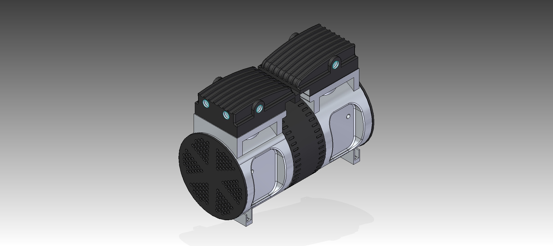 3D модель Компрессор 87R642 TWIN