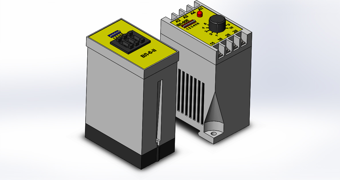3D модель Реле времени ВЛ-6 и ВЛ-60Е