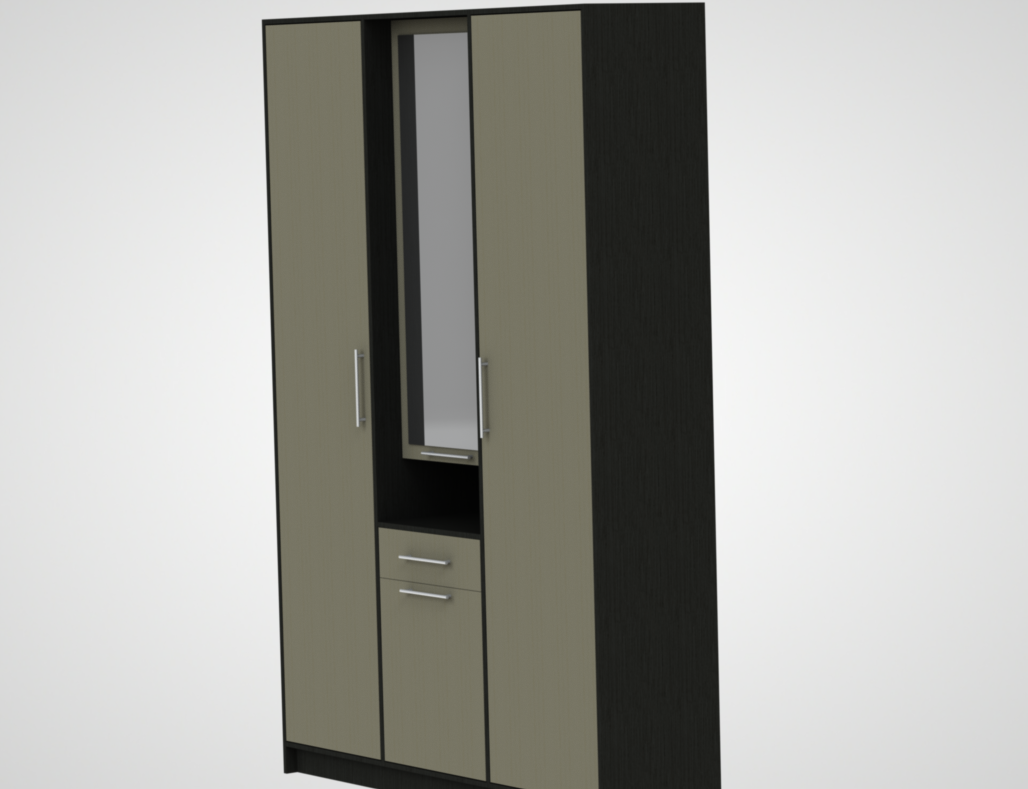 3D модель Шкаф 1578x2321x430 мм