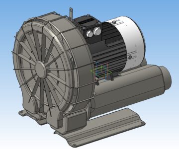 3D модель Дутьевой насос HG-120