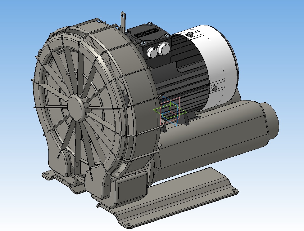 3D модель Дутьевой насос HG-120