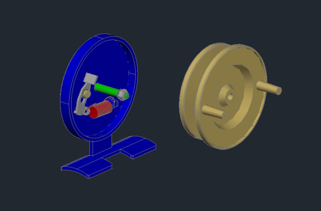 3D модель Рыболовная катушка