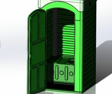 3D модель Биотуалет