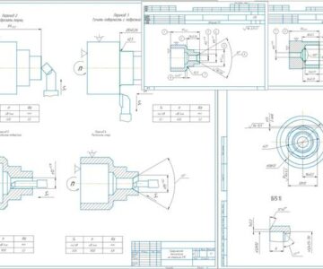 Чертеж "Разработать технологический процесс обработки детали «Штуцер 05"