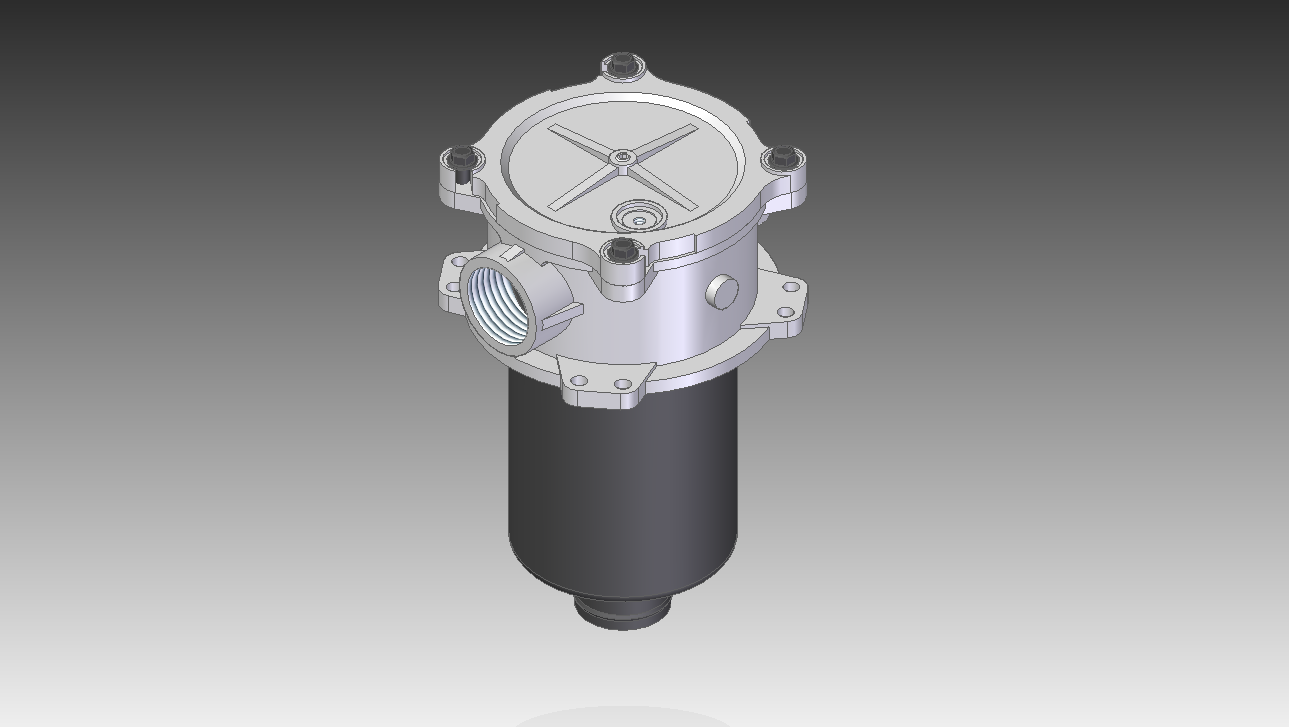 3D модель Фильтр cливной RFM125