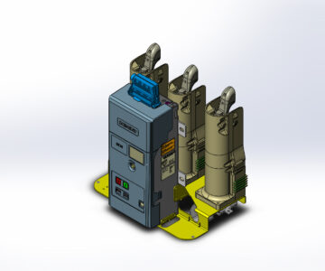 3D модель Вакуумный силовой выключатель SION 3AE5 Siemens