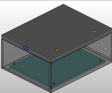 3D модель Электрощиты Фабер ШМП-1 и ЩМП-2. STP, Eplan.