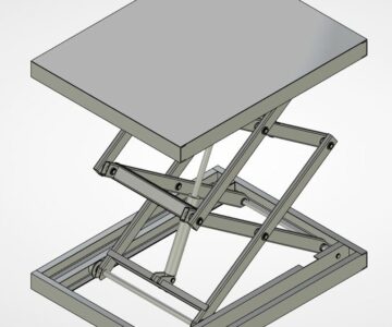 3D модель Стол подъемный грузоподъемностью 1000 кг