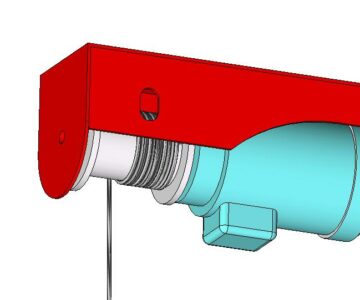 3D модель Лебедка Ра1200 «EuroLift»