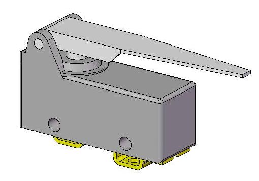 3D модель Микровыключатель МП2106М