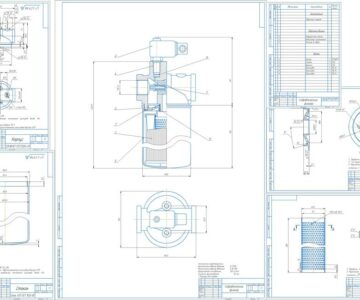 Чертеж Проектирование гидравлического фильтра