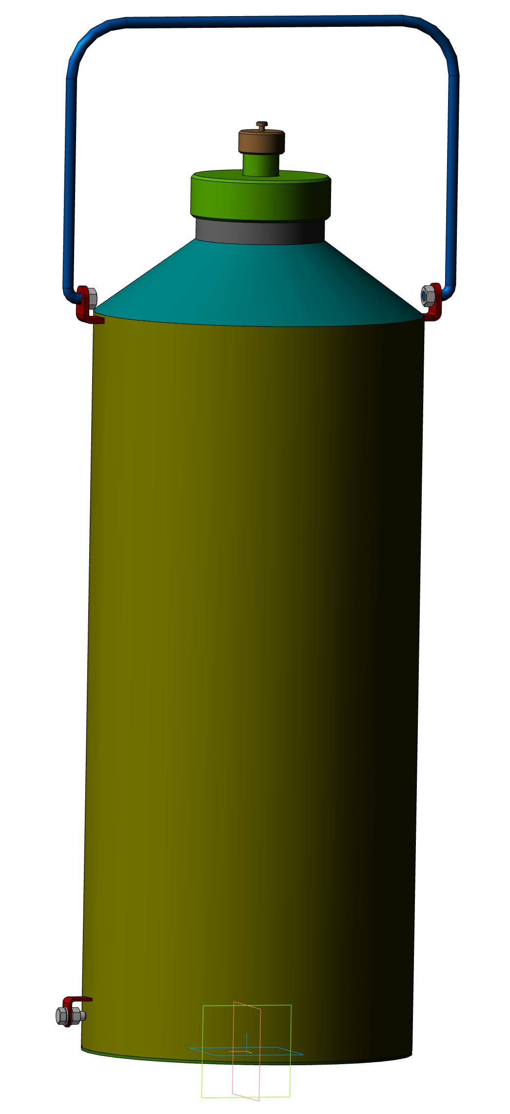 3D модель Емкость для нефраса