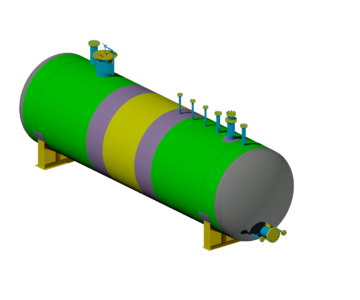 3D модель Резервуар РГС63