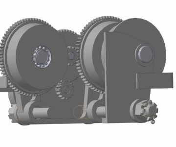 3D модель Тележка электротали грузоподъемностью 5 т